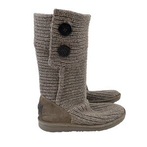 UGG Classic Cardy Two Button Knit Boots